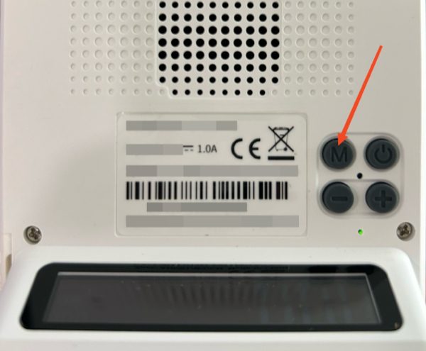 MONEI POD Configure Network Mode screen