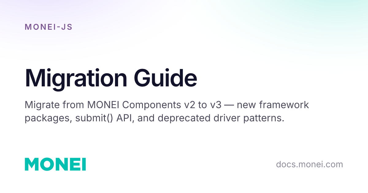 Migration Guide | MONEI Documentation